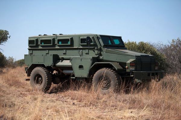 South African Puma MRAP side view