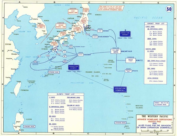 Japan Operation Downfall 1946
