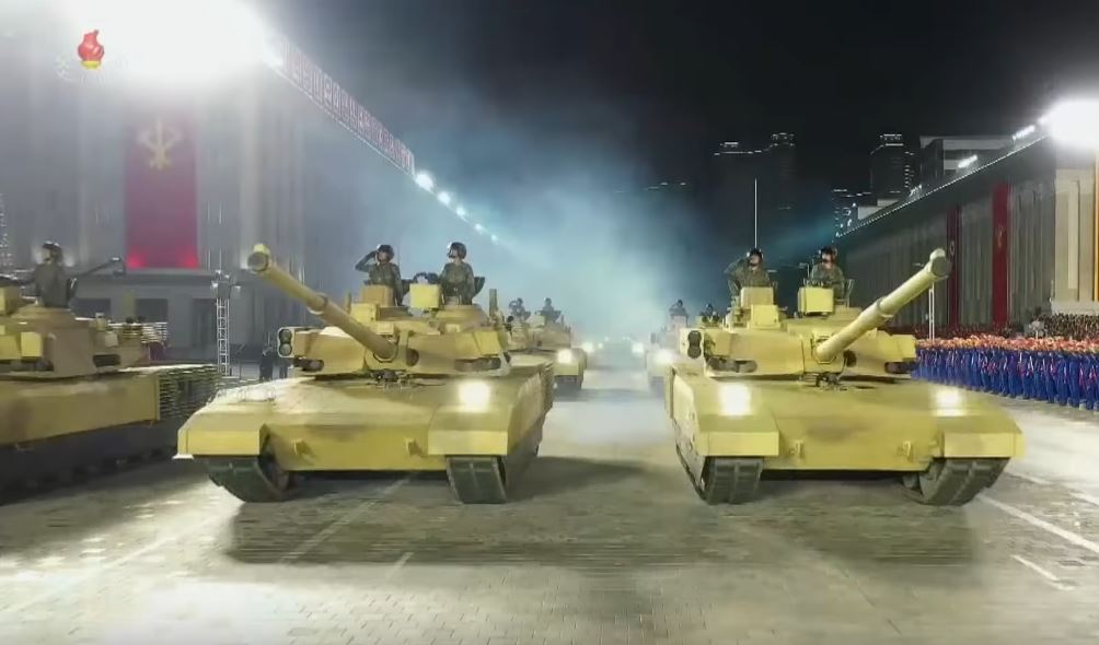 north korean military tanks